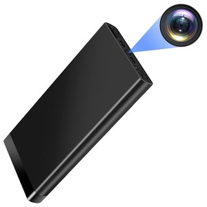 隠しカメラ 小型カメラ モバイルバッテリーカメラ 1080P画質 モバイルバッテリー型 スパイカメラ 50時間連続録画 256GB対応 自動暗視機能