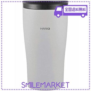 HARIO(ハリオ) タンブラー グレー 300ML HARIO フタ付き保温タンブラー STF-300-GR