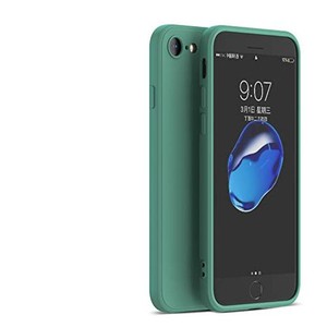 panda baby iphone 8/iphone 7/se2/se3 シリコンケース レンズの全面保護 次世代iphoneの手触り (ミッドナイトグリーン)