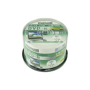 MAXELL データ用DVD-R 4.7GB 16倍速 CPRM対応 インクジェットプリンター対応 (50枚スピンドル DRD47WPD.50SP