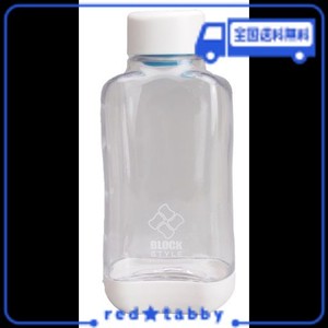 パール金属 水筒 500ML 直飲み PCアクア ボトル クリア ブロックスタイル H-6031