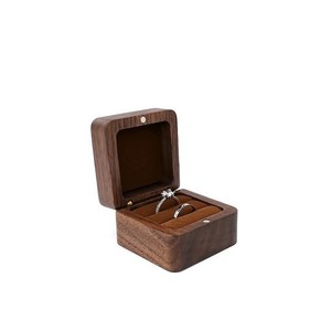 RZILMER 指輪 ケース リングケース 木製 ミニジュエリーボックス プロポーズ 婚約指輪 リングケース 指輪ケース ピアス ジュエリー 収納