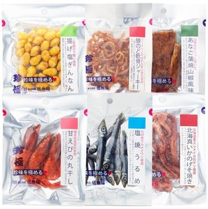 【焼酎用おつまみ6品セット】 伍魚福 焼酎 おつまみ 詰め合わせ おつまみセット 珍味 酒の肴 ご自宅用 お手軽 一人飲み 晩酌 つまみ