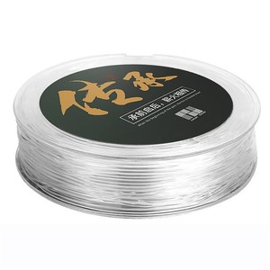 SHULLIN アクセサリー用紐糸 オペロンゴム 糸 0.6MM×90M/巻 水晶の線 ビーズ通し シリコンゴム ブレスレット用 ゴム紐 業務用 水晶 ゴム