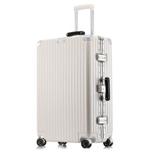 [VILGAZZ] スーツケース キャリーケース アルミフレームタイプ 耐衝撃 キャリーバッグ 軽量 キャリーバック TSAロック 360度回転 ダブル