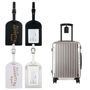 DOYIME 荷物タグ スーツケースタグ (2件セット) バッグ用ネームタグ 出張用タグ IDカード用 バッグタグ 防水 丈夫 出張用 旅行 スーツケ