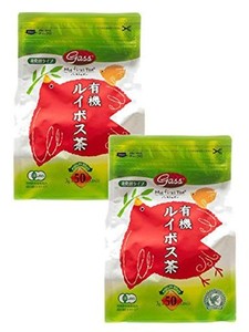 ガスコ オーガニック グリーン ルイボス茶 非発酵 (3g×50袋)×2個セット 有機jas ノンカフェイン ティーバッグ