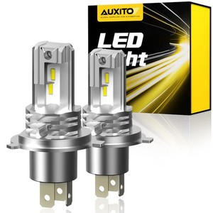 AUXITO H4 HI/LO LEDヘッドライト 車用 新基準車検対応 LED H4ヘッドライト 高輝度LEDチップ搭載 爆光 3倍明るさUP 純正ハロゲンと発光点