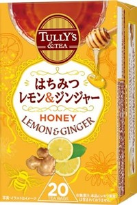 TULLY’S COFFEE(タリーズコーヒー) タリーズ はちみつレモン＆ジンジャー 1.8G×20袋 ティーバッグ