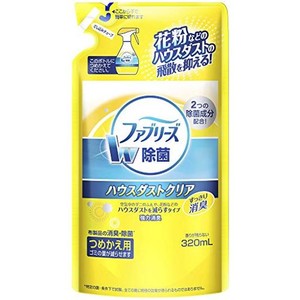 ファブリーズ 除菌消臭スプレー 布用 ハウスダストクリア 詰め替え 320ML