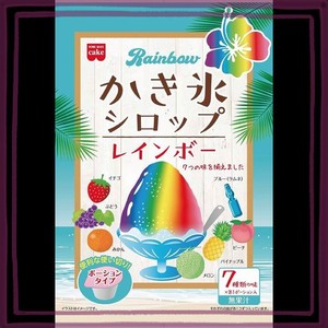 共立食品 レインボーかき氷シロップ21G×7まとめ買い(×6)