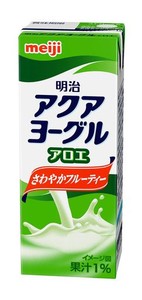 [ケース販売]明治アクアヨーグルアロエ 200ML[紙パック 飲料 ドリンク 飲み物 常温保存]×24本