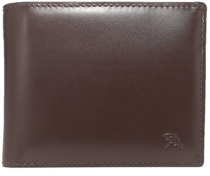 [アーノルドパーマー] 二つ折り財布 メンズ 財布 マチ付き 牛革 本革 光沢感 APT-3487 (BROWN)