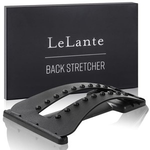 LELANTE バックストレッチャー 背中 ストレッチ 腰 背筋 伸ばし 器具 ツボ押し 健康グッズ プレゼント