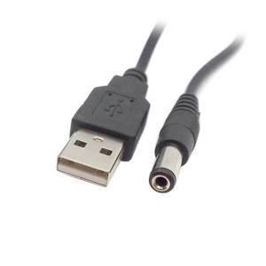 NFHK USB 2.0タイプ男性から5.5×2.5MMのDC 5Vのプラグのバレルコネクタの