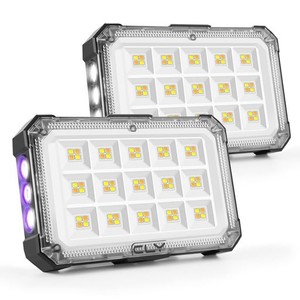 CLY LED ランタン 投光器 作業灯 キャンプ ライト 充電式 昼光色 自然色 電球色 SOS点灯 4色切替&3段階調光 高輝度 80Wより明るい【懐中