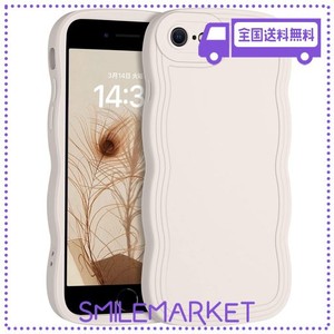 GUAGUA IPHONE SE ケース SE第3世代 IPHONE 8・ SE2・7 ケース TPU ウェーブ デザイン 人気 ソフト バンパー 耐衝撃 超軽量 薄型 滑り止