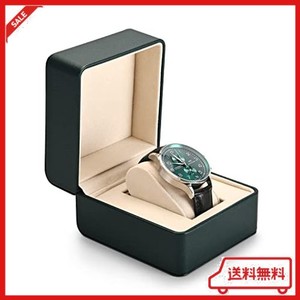 OIRLV 腕時計ケース ウォッチケース レザー １本用 ミニ 携帯用 時計収納ケース 旅行 出張 プレゼントなどに適当 ギフトケース H12803 (