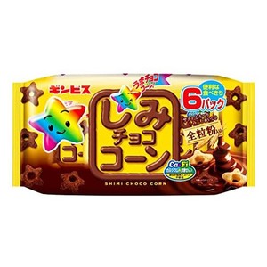 ギンビス しみチョココーン全粒粉5P 110G×12袋