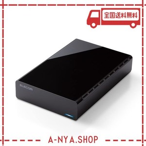 エレコム 外付けHDD ハードディスク 4TB テレビ録画用/MAC/WINDOWSブラック ELD-HTV040UBK