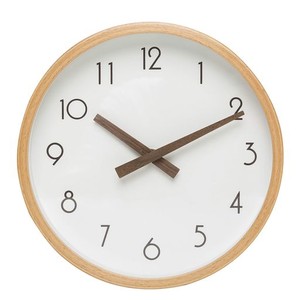 木製の掛け時計式掛け時計天然木製の針と のムーブメントの現代北欧スタイルの直径22 CMが簡単で、数字がはっきり見えます。 … …