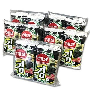 ヘピョ 海苔 8切8枚×50パック お買得パッケージ 味付けのり お弁当用 韓国のり