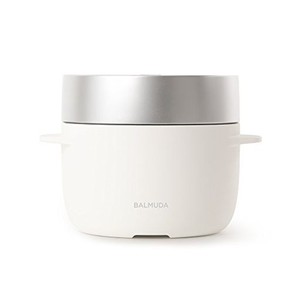 バルミューダ 3合炊き電気炊飯器 BALMUDA THE GOHAN K03A-WH(ホワイト)