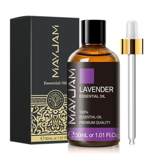 MAYJAM エッセンシャルオイル ラベンダー 30ML マッサージオイル アロマオイル 精油 天然100% プレゼント