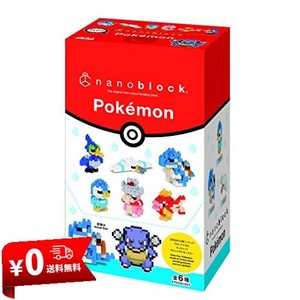 カワダ(KAWADA)ナノブロック ミニナノ ポケットモンスター みずタイプ (BOX) NBMC_16S 1BOX = 6個入り、全6種類