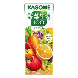 カゴメ 野菜生活100 オリジナル 200ML×24本