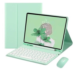 マウス付き IPAD 第10世代 10.9インチ 2022 キーボードケース 薄型 ペンシルホルダー マグネット 分離式 可愛い 丸いキー APPLE PENCIL 