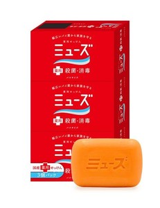 【医薬部外品】固形石鹸 ミューズ バスサイズ 135G 3個入