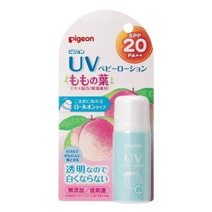 ピジョン(PIGEON) UVベビーロールオン ももの葉 SPF20【0ヵ月から 無添加 ベビー日焼け止め】