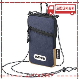 【AMAZON.CO.JP 限定】ハクバ OUTDOOR PRODUCTS(アウトドアプロダクツ) スマートフォンポーチ05 IPHONE 14 PRO MAX対応 ネイビー 大型 ス