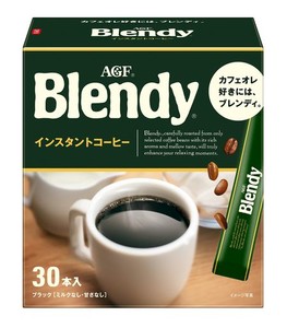 AGF(エージーエフ) ブレンディ スティックブラック 30本 【 スティックコーヒー 】【 水に溶けるコーヒー 】【 インスタントコーヒー 】