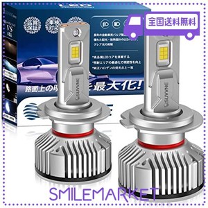 【令和5年MINIサイズ超高輝度】SUVVNE(スウ？ニ)？ H7 LED 爆光 ヘッドライト140W 70W 27000LM 明るさUPホワイト（6500K） 高輝度 LEDバ