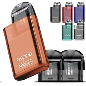 ASPIRE MINICAN+ 本体＆ポッド2個セット 電子タバコ ベイプ アスパイア ミニカン プラス ベイプ POD タイプ スターターキット 本体 (0.8