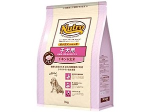 NUTRO ニュートロ ナチュラル チョイス 子犬用 妊娠中・授乳中の母犬にも 超小型犬~中型犬用 チキン&玄米 3KG ドッグフード