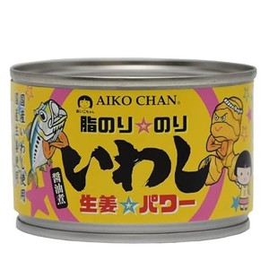 伊藤食品 あいこちゃん脂のり のり いわし 生姜 パワー(醤油煮) 140G缶×24個入