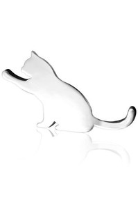 (AFROMARKET) 車用エンブレムステッカー カーエンブレム かわいい エンブレム 車 猫 3D ステッカー 手出し猫