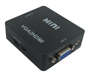 VGA メス TO HDMI メス 変換コンバーター デジタル変換 アナログ D-SUB 15PIN
