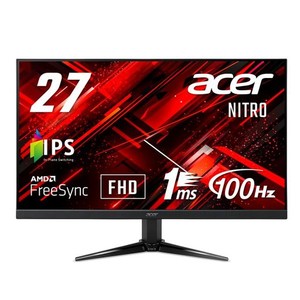 日本エイサー 【AMAZON.CO.JP限定】ACER ゲーミングモニター NITRO QG271EBMIIX 27インチ IPS 非光沢 フルHD 100HZ 1MS(VRB) PC/PS4/SWIT