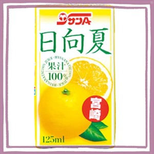 サンA 宮崎県農協果汁 サンA 日向夏ジュース 125ML×12本