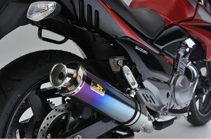 リアライズ(REALIZE) ARIA スリップオンマフラー SUZUKI GSR250 [ JBK-GJ55D ] チタン TYPEC カールエンド509-SO-001-01