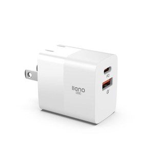 LLANO 30W PD充電器 TYPE C 急速充電器 IPHONE 14 充電器(SUPER SI搭載/USB-A & USB-C/折り畳み式 小型急速充電器)【PD3.0対応/QC3.0対応