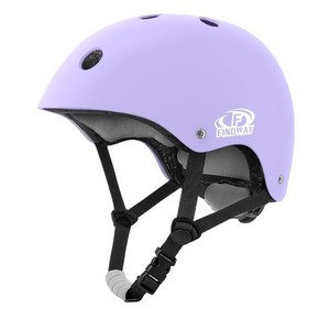 FINDWAY 自転車ヘルメット 子供 スポーツヘルメット スケボー ヘルメット キッズ CE認定済み 軽量 3層構造保護 サイズ調整可能 洗替のメ