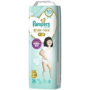 パンパース オムツ パンツ 肌へのいちばん ビッグ(12~22KG)36枚