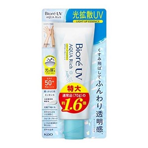 【AMAZON-CO-JP限定】【大容量】ビオレUV アクアリッチ ライトアップ エッセンス 110G SPF50+ / PA++++ 日焼け止め トーンアップ