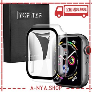 【2020改良モデル】YOFITAR APPLE WATCH 用ケース 38MM アップルウォッチ保護ケース ガラスフィルム 一体型 SERIES3 SERIES2 SERIES1 全