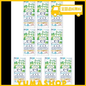 10袋セット【ビホウマスク 安心の日本製 使い捨て不織布マスク しっかり覆う特大サイズ 耳が痛くならない平ゴム・肌にやさしい内面ソフト